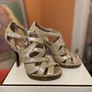 Coach ivory heels